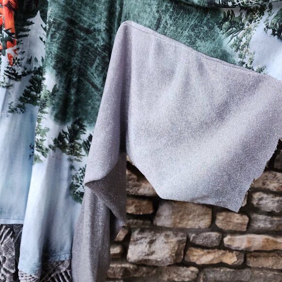 Cardinal Upcycled Patchwork Tunic Dress - Picture 3 of 4